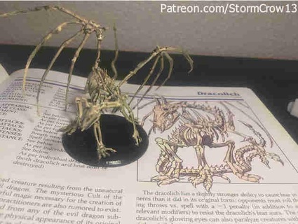 2nd ed Ekle dracolich stormcrow13 3d print model - Mito3D