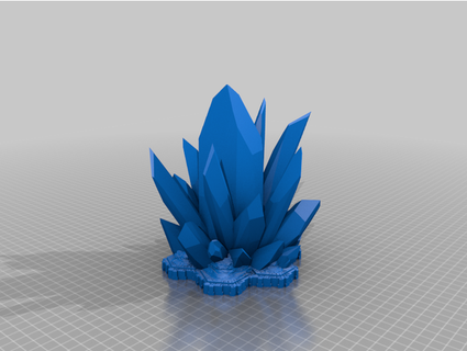 large 7 hex crystal terrain robbdamangames 3d print model - Mito3D