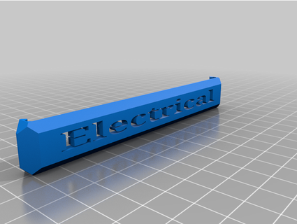 milwaukee perfil desempacar eléctrico etiqueta bamacody1 3d print model - Mito3D