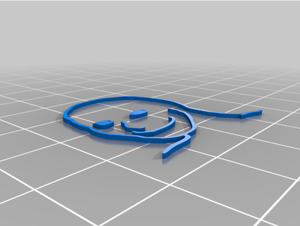 hijak keychain single extruder qrauq 3d print model - Mito3D