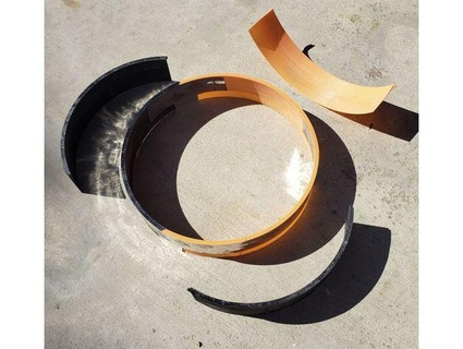 125 inches diameter round concrete paver mold jcx4ever 3d print model - Mito3D