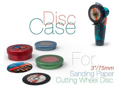 3 cutting wheel disc case angle grinder sanding paper perinski 3d print model - Mito3D