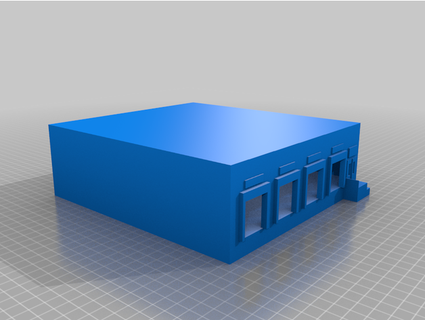 freight warehouse ho scale full erikalex 3d print model - Mito3D