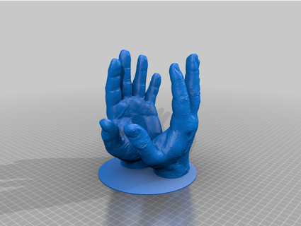 manos teléfono soporte botcan3d 3d print model - Mito3D