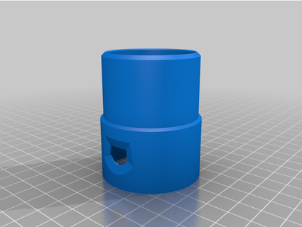Einhell serra esquadria vácuo adaptador almikael 3d print model - Mito3D