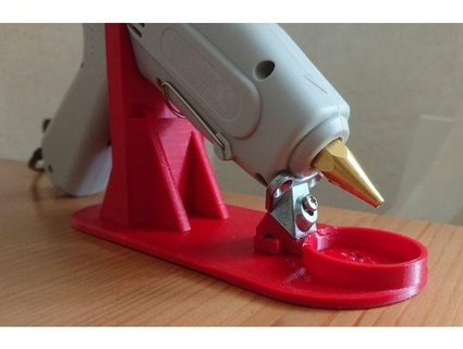 hot glue gun stand maxwellcheb 3d print model - Mito3D