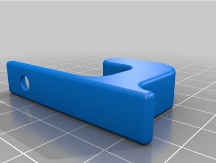 wall mounted Kulp destek Gözlük meck 3d print model - Mito3D