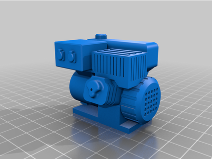 diesel petrol generator g l 3d print model - Mito3D