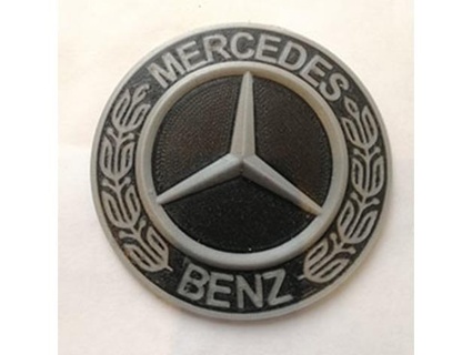2 color Mercedes logo dörtlü 3d print model - Mito3D