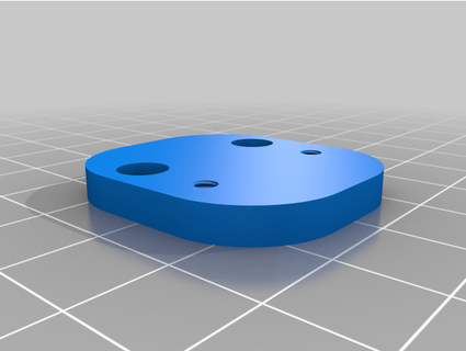 anet et4 - filament spacer right extruder vixenpic 3d print model - Mito3D