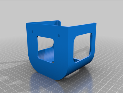 support batterie ryobi mensolo 3d print model - Mito3D