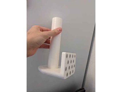 magnetisch Küche Papier Handtuch Halter Unterstützung ampod 3d print model - Mito3D