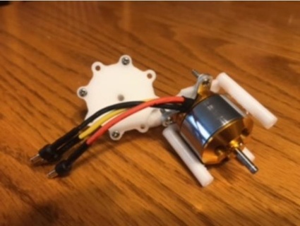 adapter common brushless motor rad one 1 3d print model - Mito3D