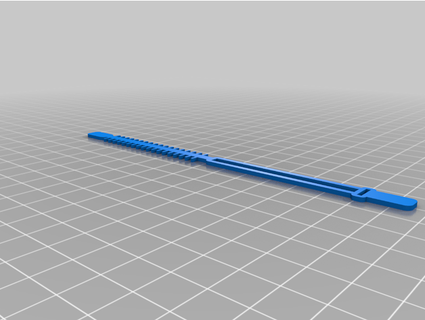 flexible cableties frenzaih 3d print model - Mito3D