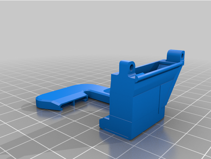 jgmaker artist d resfriamento ventilador duto marutter 3d print model - Mito3D