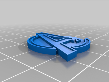 39 Facile logo poursuivre justice d3viant 3d print model - Mito3D