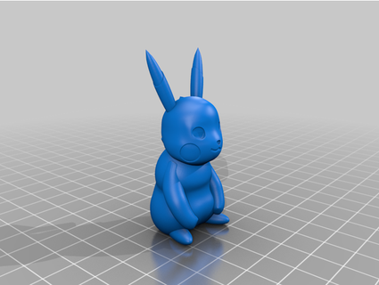 Pikachu ternarydesign 3d print model - Mito3D