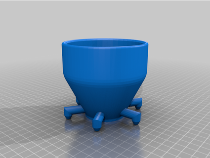 Pythagoras 39 coup distributeur bleu 3d print model - Mito3D