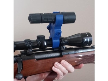 flashlight scope mount master314 3d print model - Mito3D