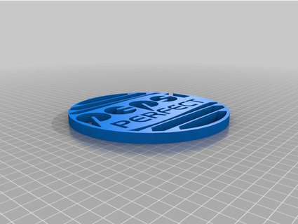 pepsi perfect logo bttf bonzailyte 3d print model - Mito3D