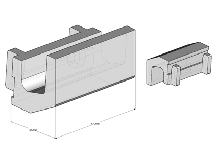 tavoletta montare elemento sistema heracl es 3d print model - Mito3D