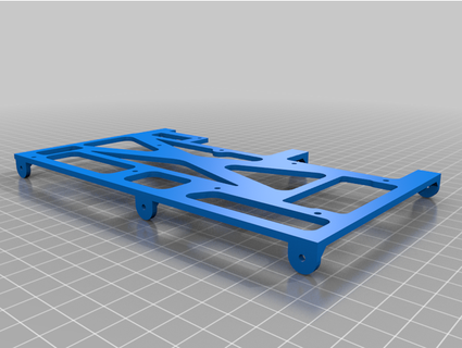 ender3 stock board chassis spacers danielwdunn 3d print model - Mito3D