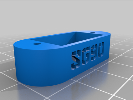 c rail sonuçlanmak servo değiştirmek sg90 dişli sineklik 3d print model - Mito3D