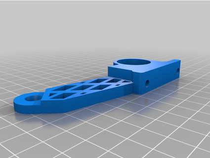 z eje apoyo filamento guía rail alfawise u50 lcsvcruz 3d print model - Mito3D