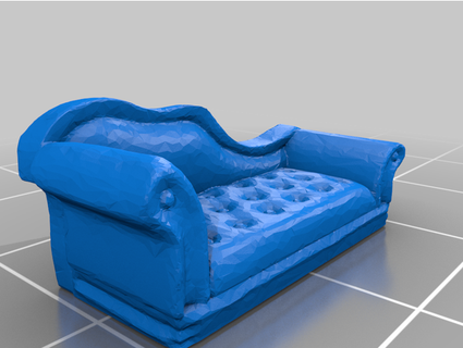 boleto paseo permanecer hogar casa sofá extraoficialmentedan 3d print model - Mito3D