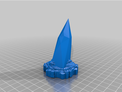 1 esadecimale cristallo terreno v2 robbdamangames 3d print model - Mito3D