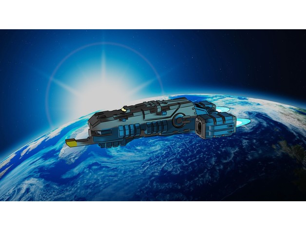 uzay gemisi hafif 3D print model - Mito3D