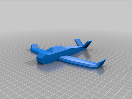 not-so-micro micro airplane toy babybowser 3d print model - Mito3D