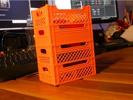 stackable crate 100mm scaled buzztiaan 3d print model - Mito3D
