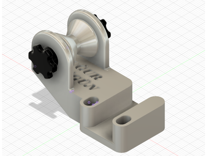 arvores azul sensor guia arma fogo 3d print model - Mito3D