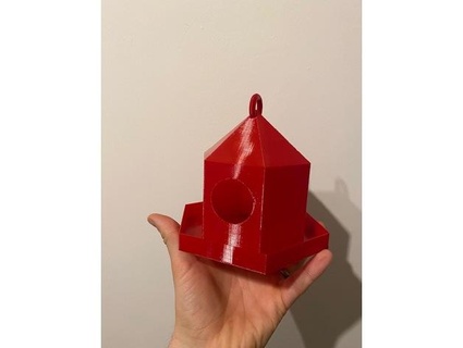garden bird feeder cmag16 3d print model - Mito3D