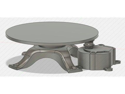 lazy susan ball bearing usb powered thebata 3d print model - Mito3D