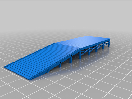 n scale loading ramp kharstin 3d print model - Mito3D
