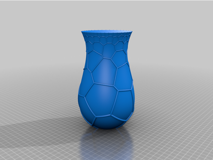 voronoi vase geanner 3d print model - Mito3D