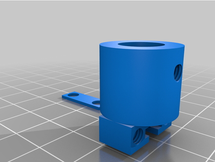 şaft vidalamak Kulp destek automationexploration 3d print model - Mito3D