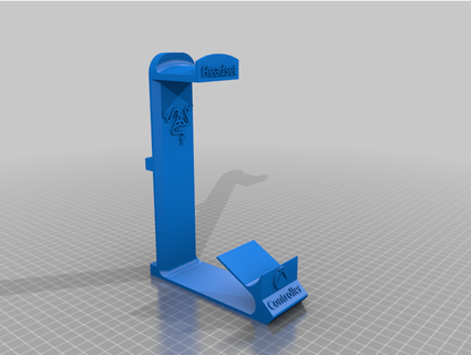 controller headset stand jjrb 3d print model - Mito3D