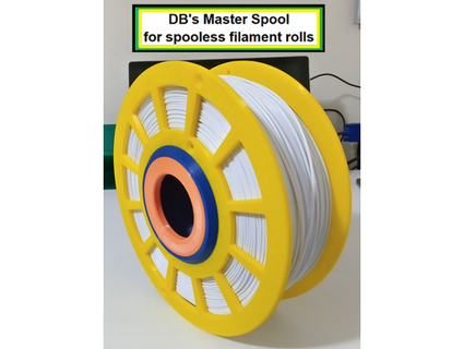 db's master spool spooless filament rolls danburo 3d print model - Mito3D