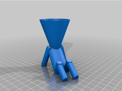 vaso küçük adam beagol3d 3d print model - Mito3D