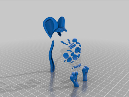 ratón rata frostbite1 3d print model - Mito3D