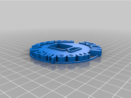 magnetic badge zoom meeting progress jasnovid 3d print model - Mito3D