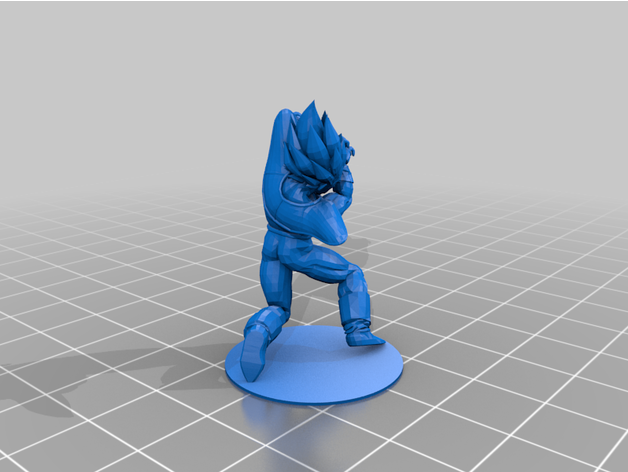 vegeta Super Saiyajin galick Gewehr Drachen Ball rainer3dprints 3D print model - Mito3D