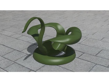 tire swan wheel itanhant 3d print model - Mito3D