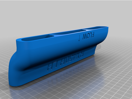 lexus rx450h backseat foot air-vent extension zumbefin 3d print model - Mito3D