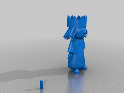 little princess badabadoom 3d print model - Mito3D