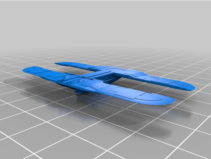 comércio federação c9979 aterrissagem construir kuatdriveyards 3d print model - Mito3D