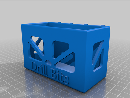 Dewalt caixa bits suporte psandberg 3d print model - Mito3D